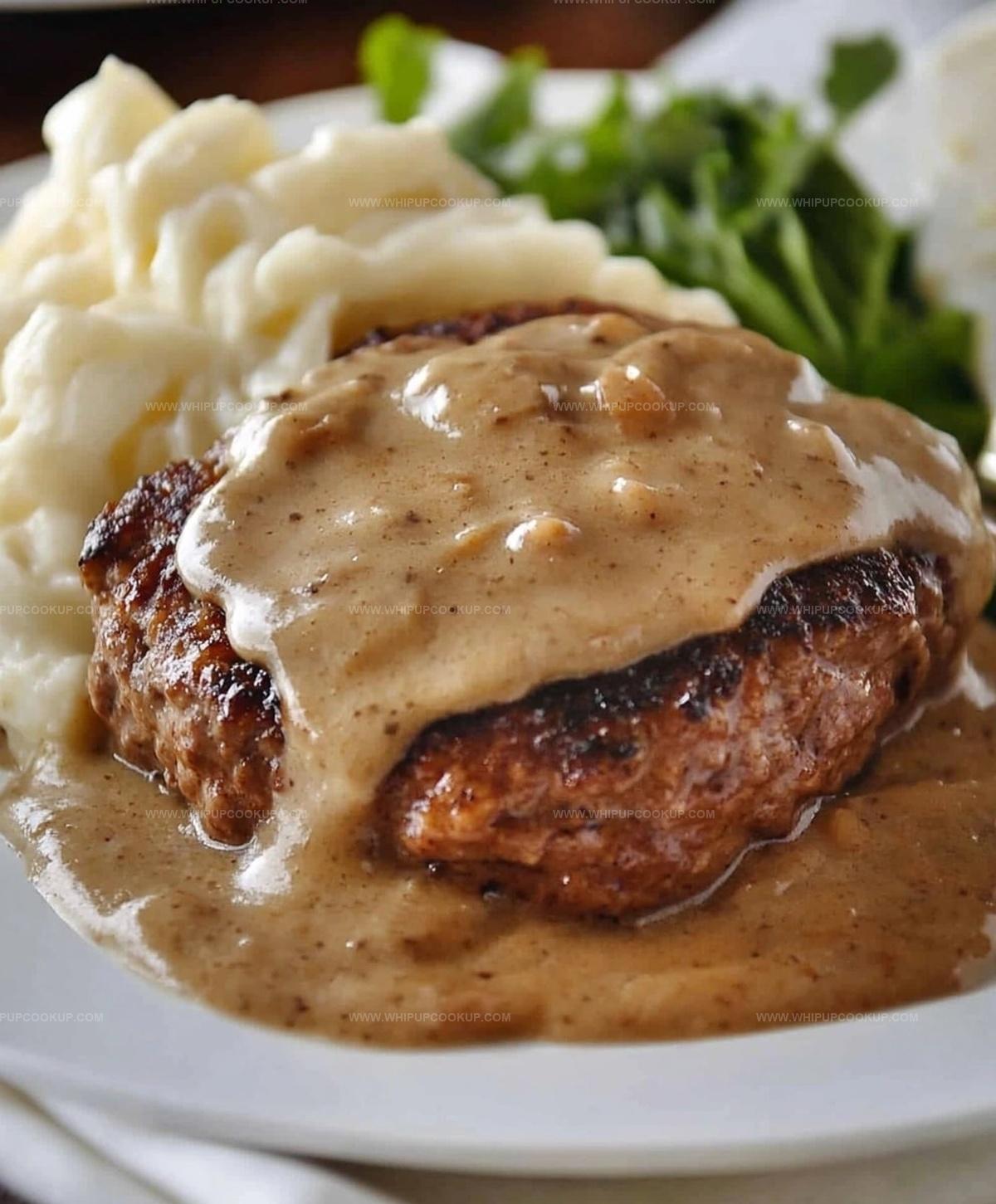 Hamburger Steak With Country Gravy Recipe
