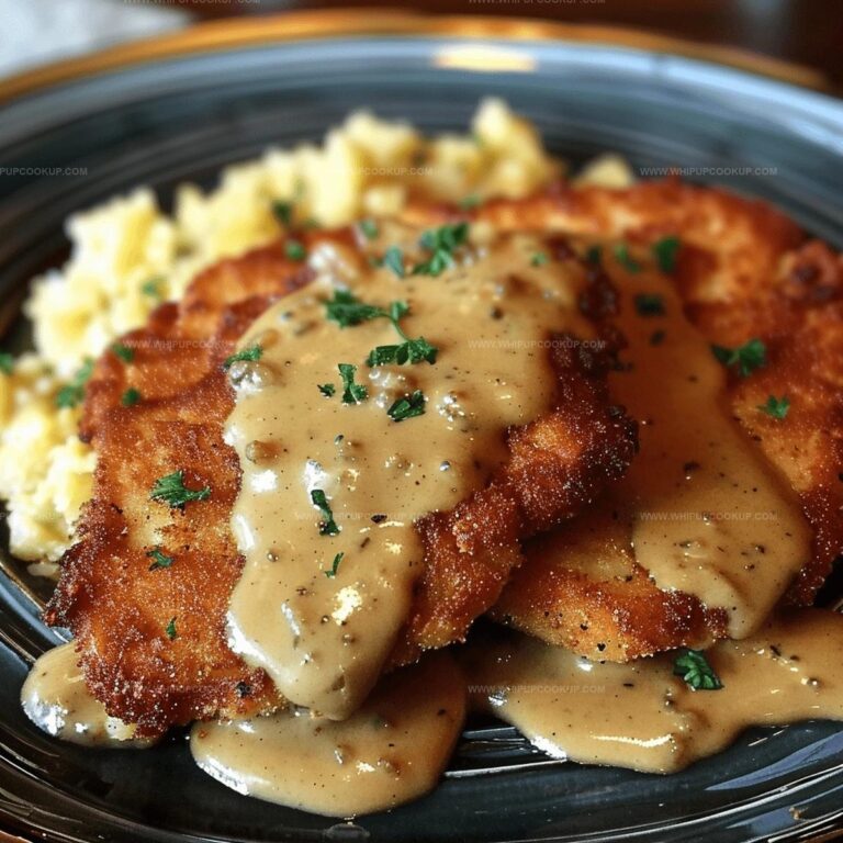 Pork Schnitzel with Dijon Gravy Recipe