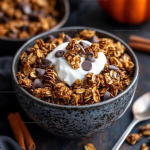 Pumpkin Chocolate Chip Granola Recipe