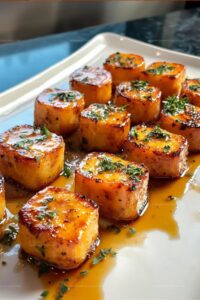Butternut Squash Bites With Maple Glaze Recipe