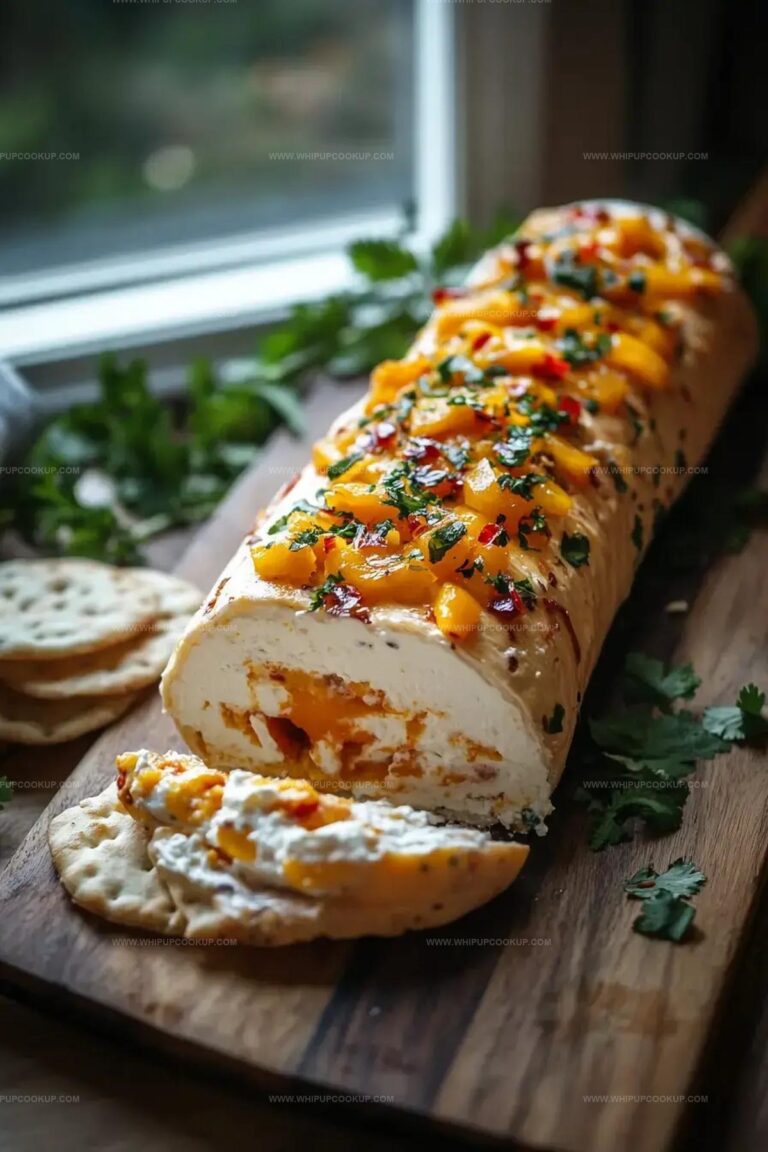 Spicy Mango Chutney Cheese Log Recipe