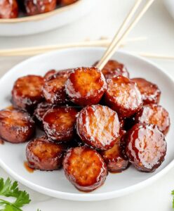 Bbq Sausage Bites With Only 4 Ingredients Recipe