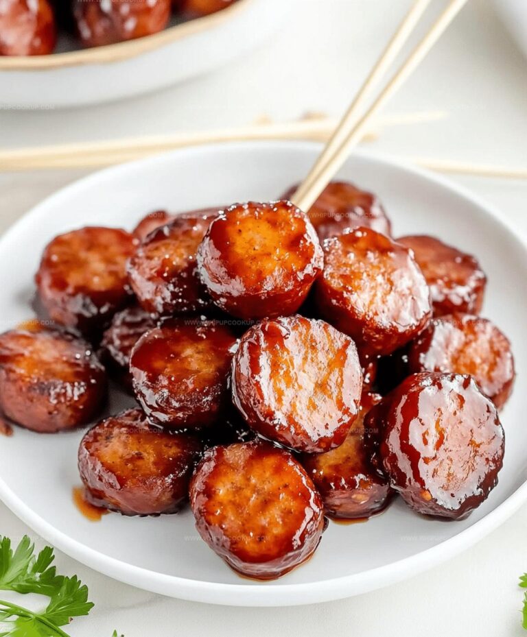 Bbq Sausage Bites With Only 4 Ingredients Recipe