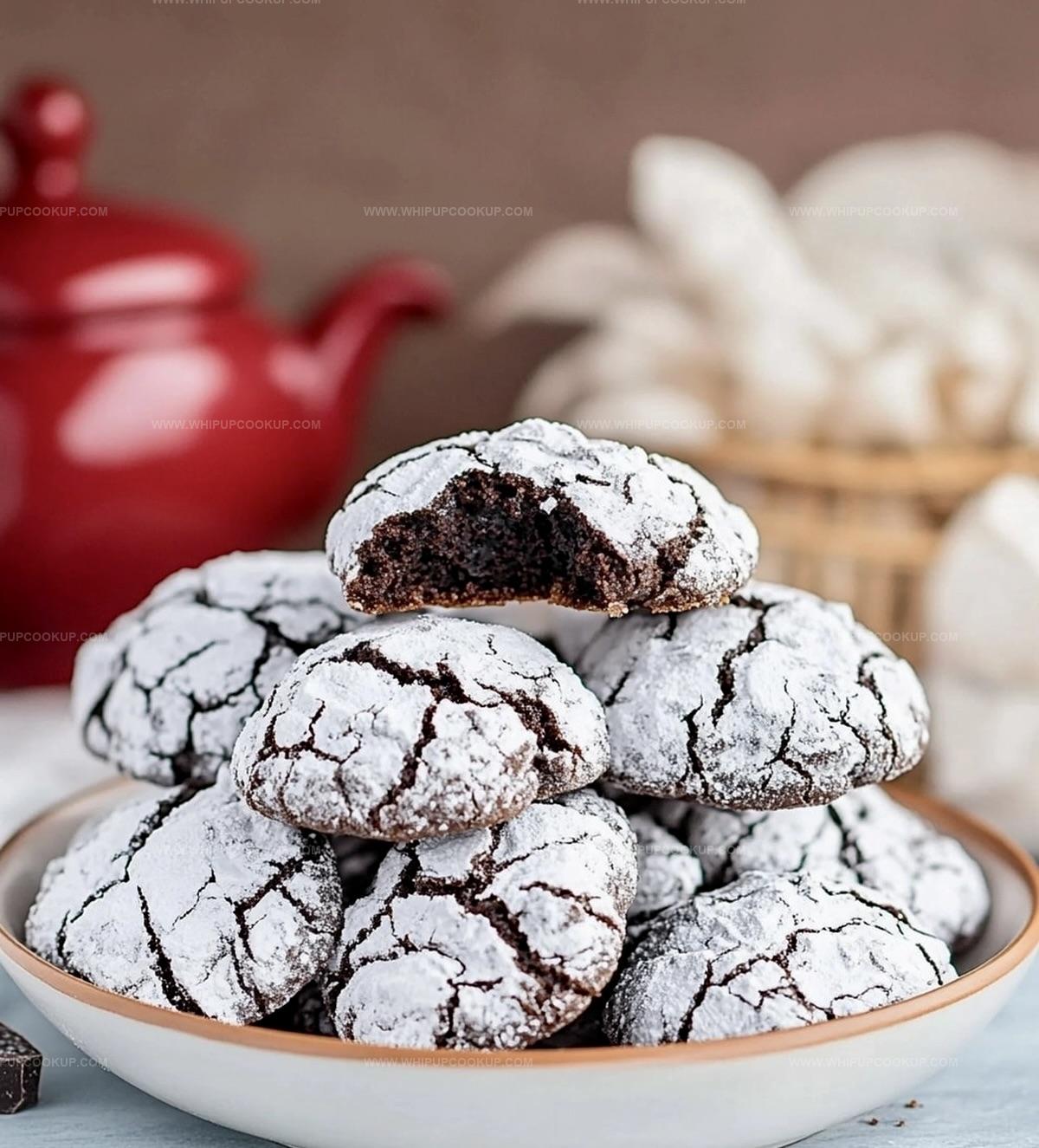 Chewy Chocolate Crinkle Cookies Recipe