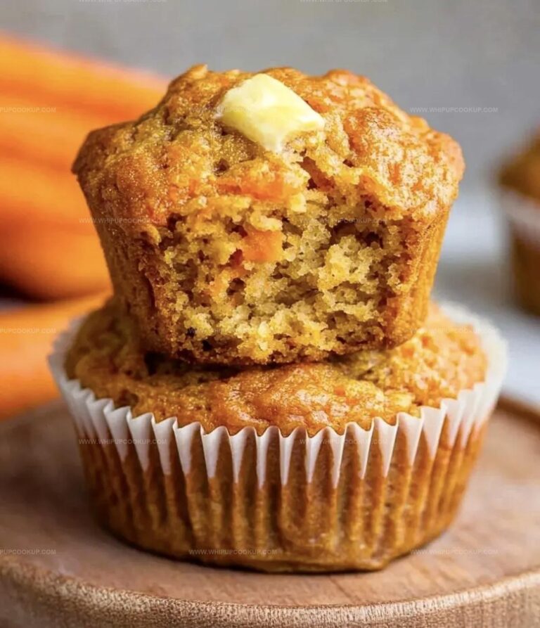 Soft Moist Carrot Muffins Recipe