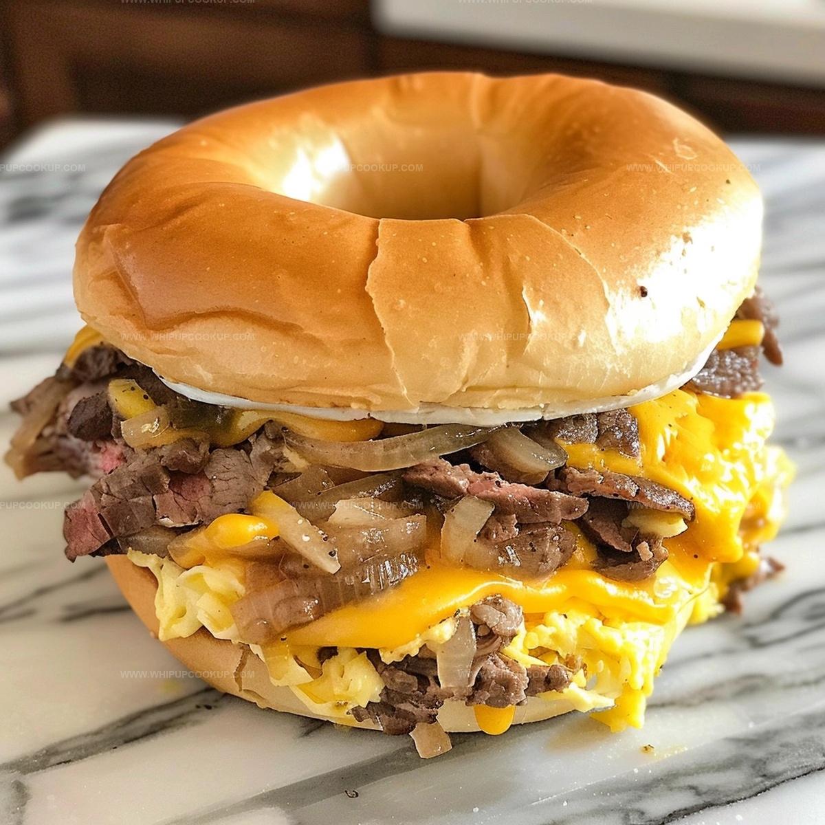 Copycat Mcdonalds Steak Egg And Cheese Bagel Recipe