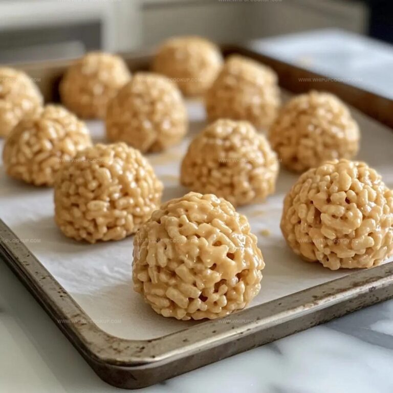 Peanut Butter Rice Krispie Balls Recipe