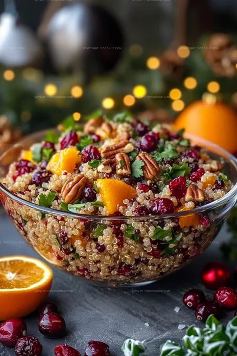 Christmas Orange Cranberry Quinoa Salad Recipe