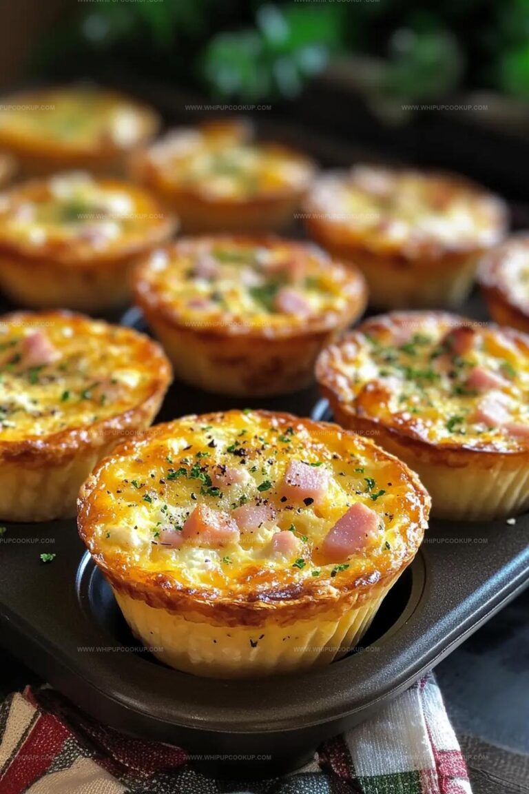 Christmas Ham & Quiche Cups Recipe