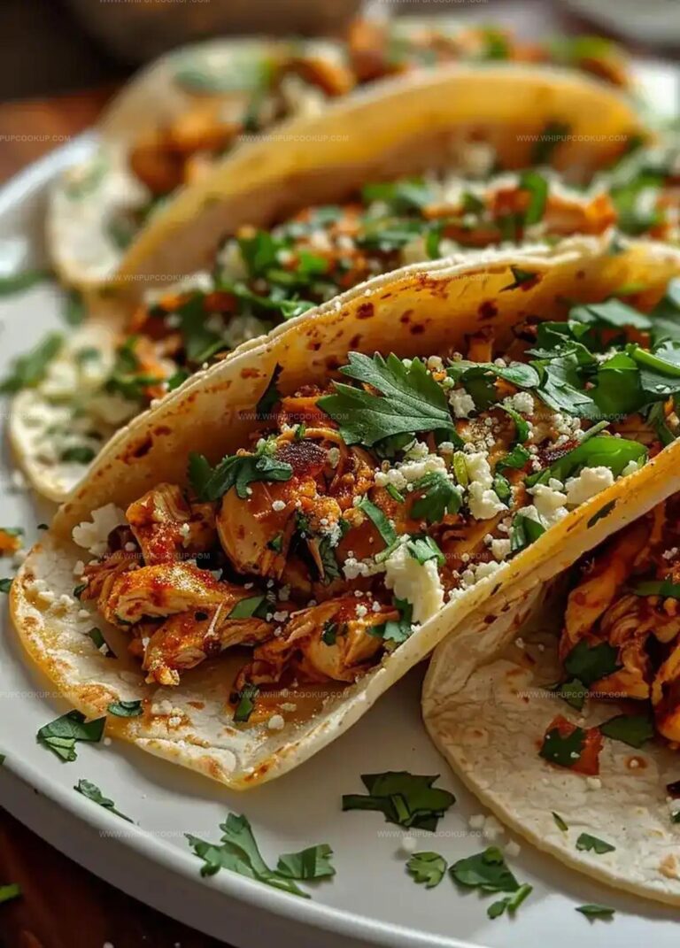 Slow Cooker Queso Chicken Tacos Recipe