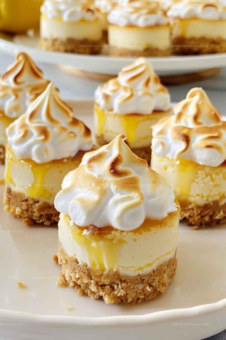 Mini Lemon Meringue Cheesecakes Recipe