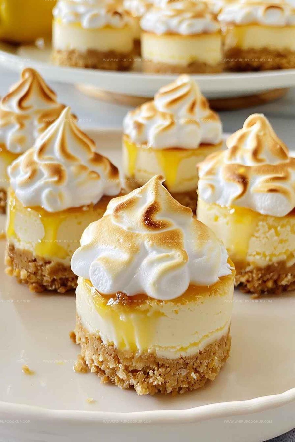 Mini Lemon Meringue Cheesecakes Recipe