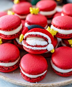 Santa Claus Macarons Recipe