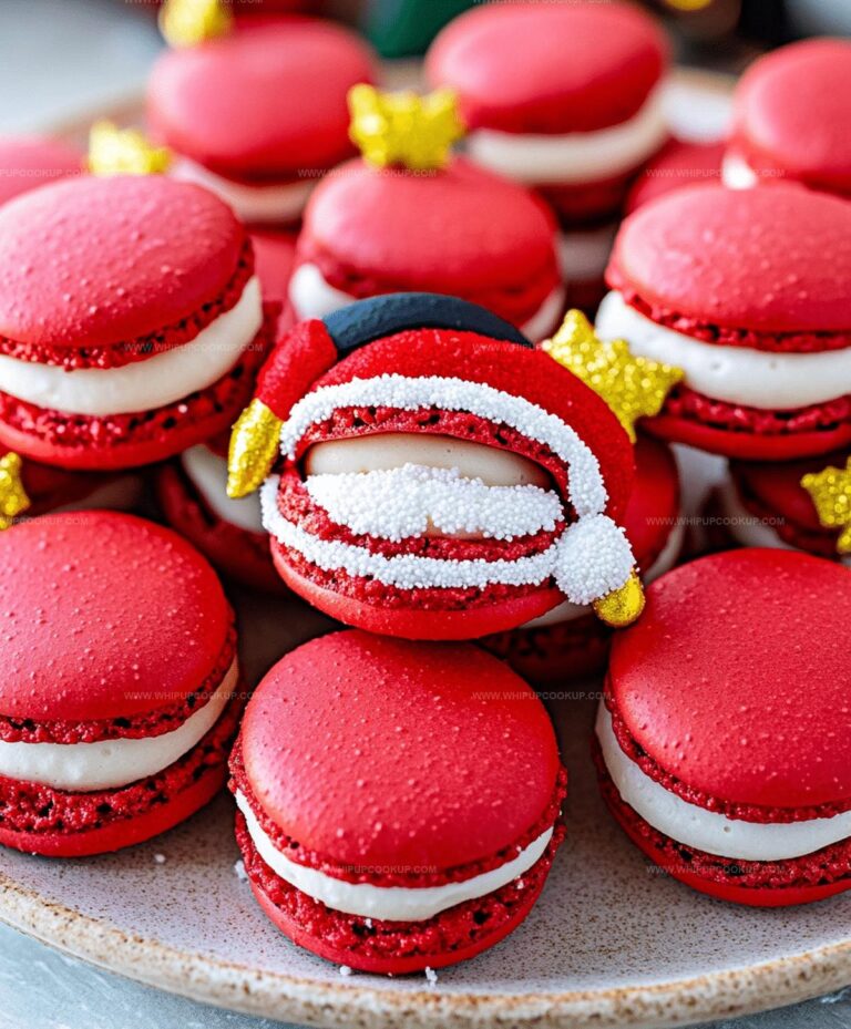 Santa Claus Macarons Recipe