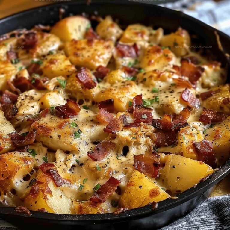 Hearty Chicken Bacon Ranch Potato Bake Recipe