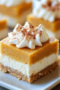 Pumpkin Pie Cheesecake Bars Recipe