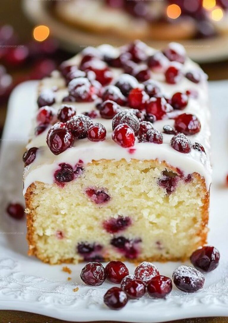 Christmas Cranberry Pound Cake Recipe