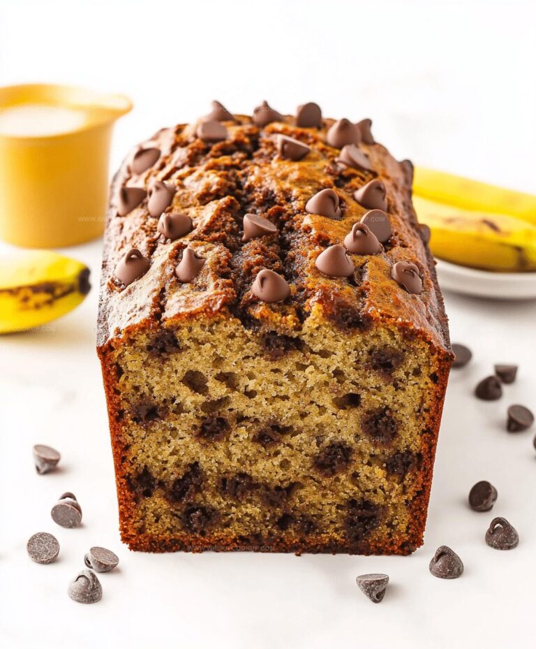 Easy Chocolate Chip Banana Bread Recipe