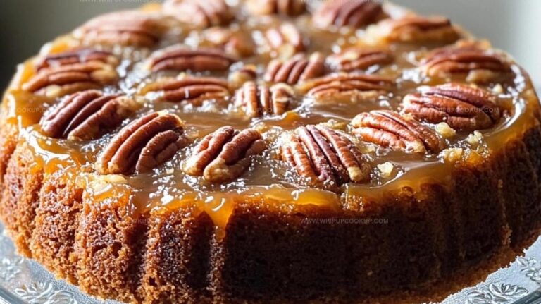 Pecan Upside Down Cake Recipe