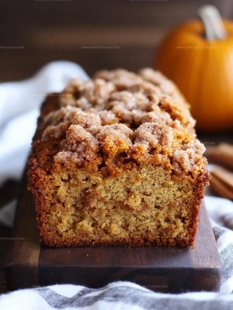 Pumpkin Bread With Snickerdoodle Streusel Recipe