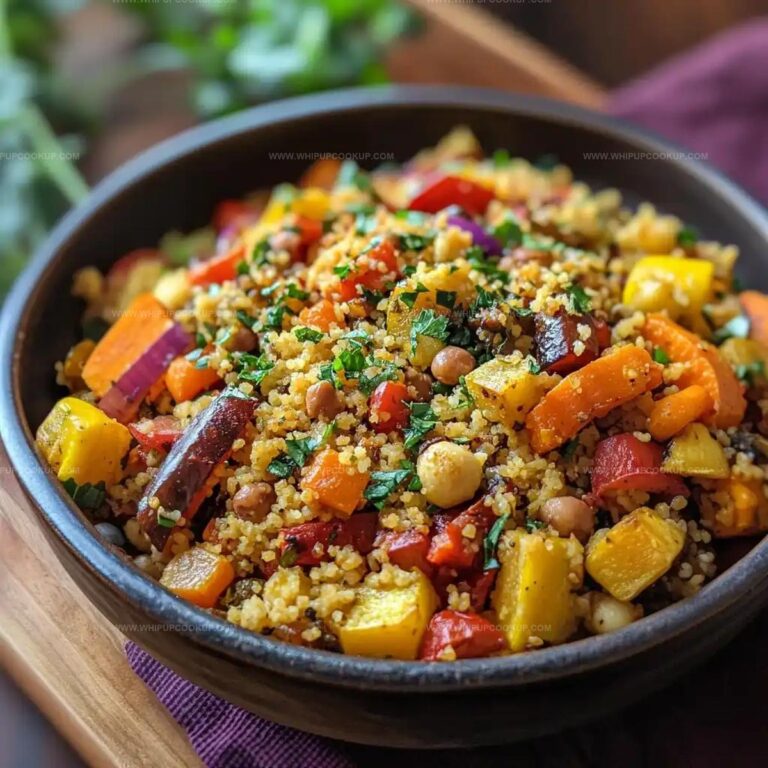 Moroccan Couscous with Roast Vegetables Recipe