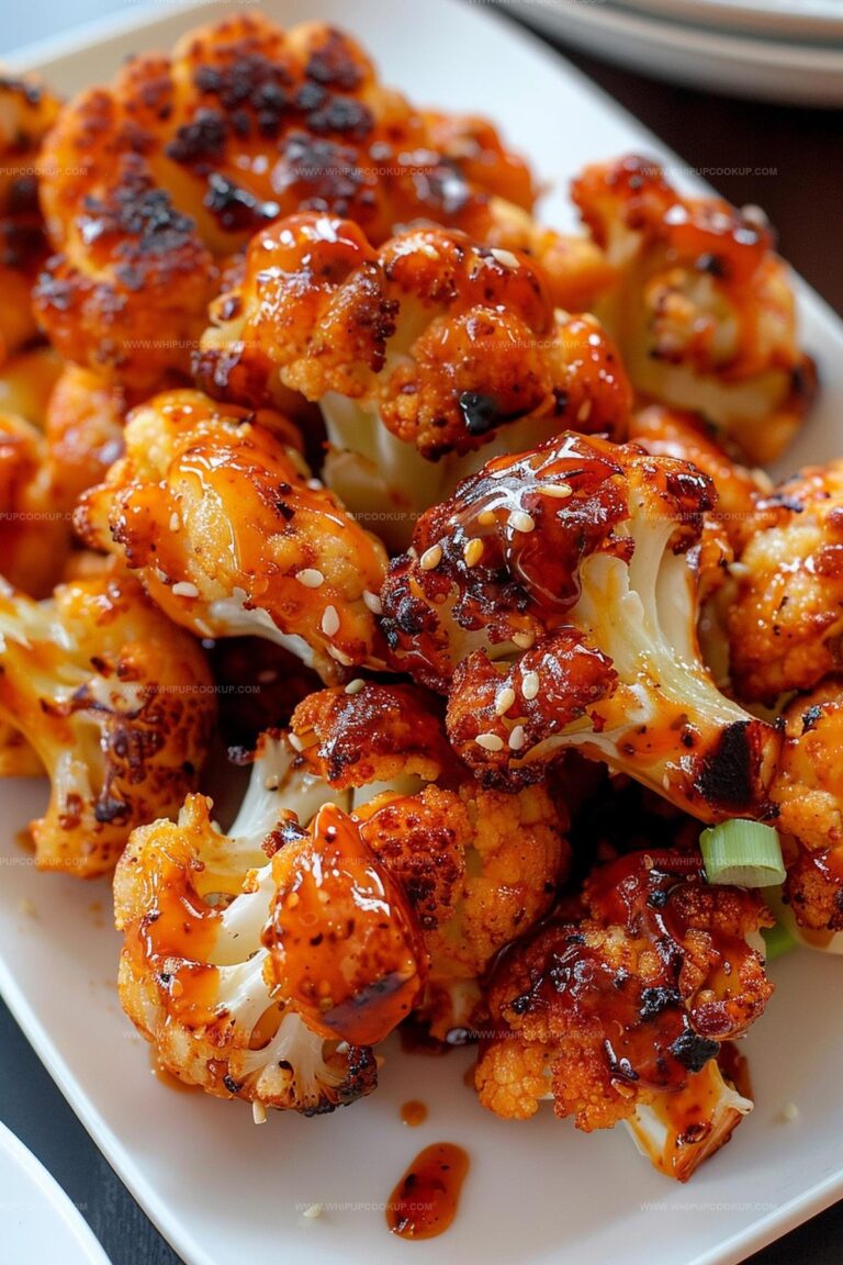 Maple Sriracha Roasted Cauliflower Recipe