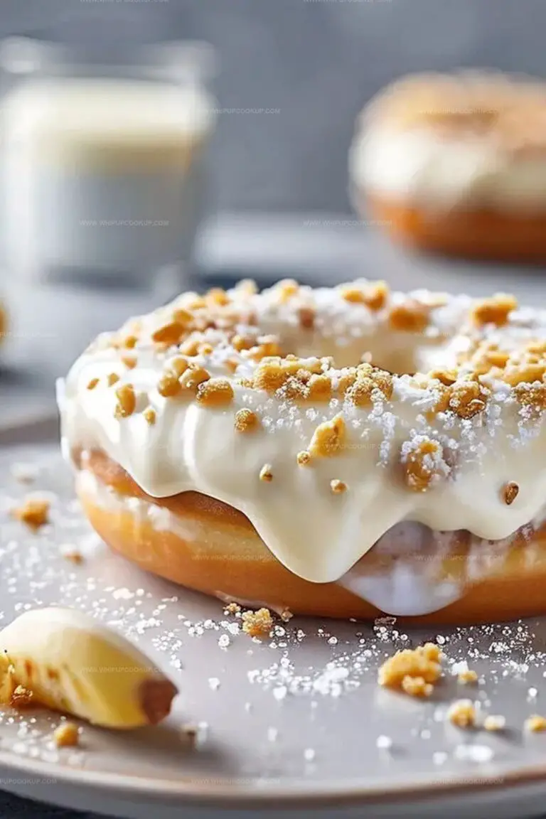 Quick & Easy Banana Pudding Donut Recipe