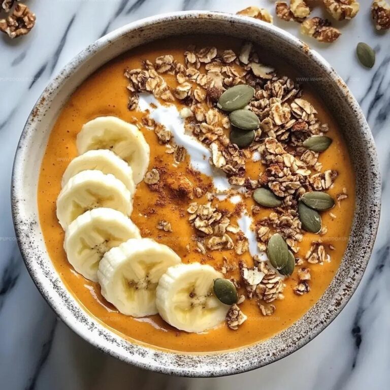 Pumpkin Pie Smoothie Bowl Recipe