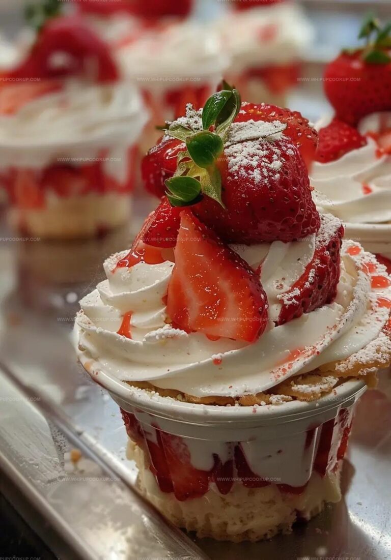 Easy Strawberry Shortcake Cups Recipe