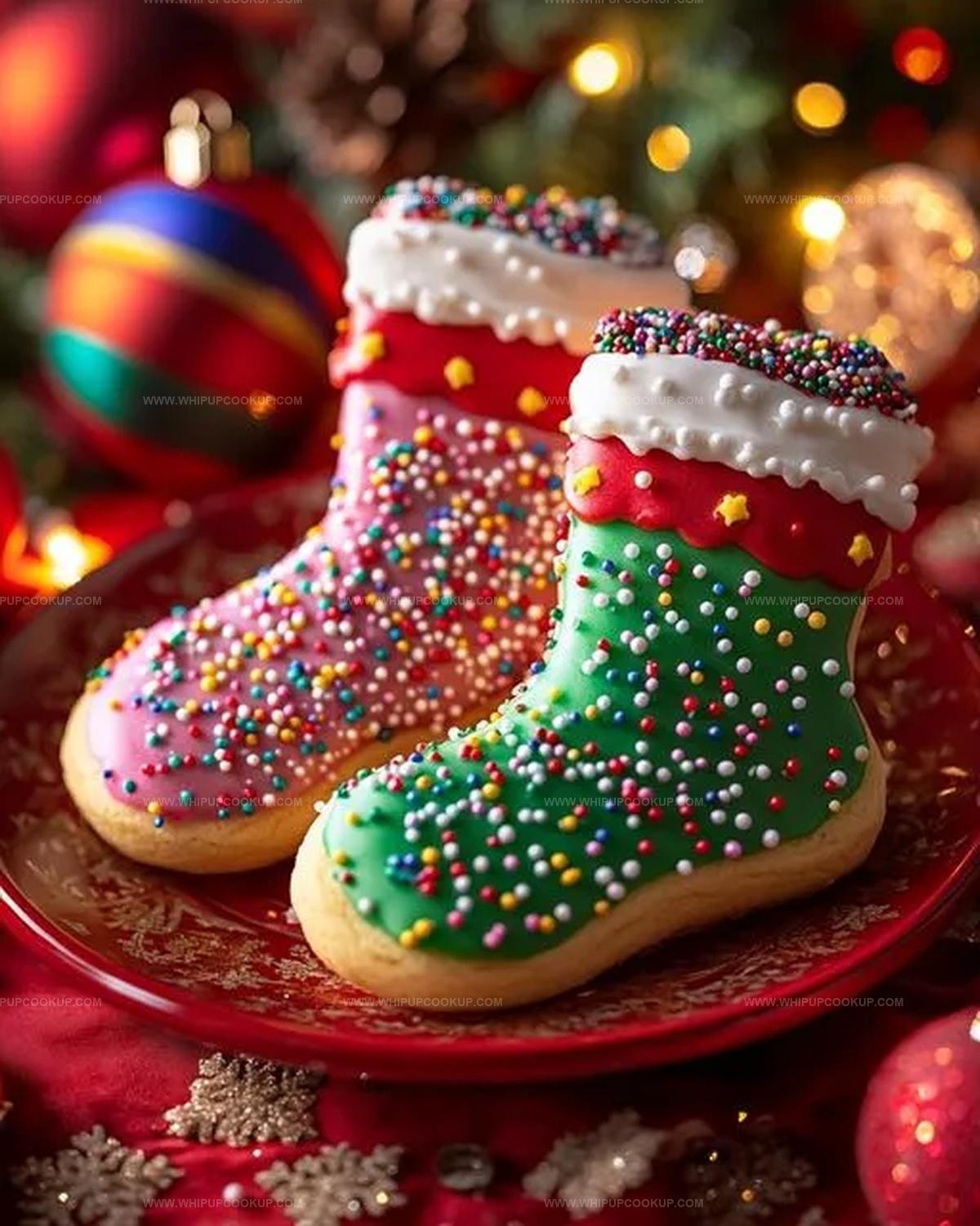 Christmas Stocking Sugar Cookies Recipe