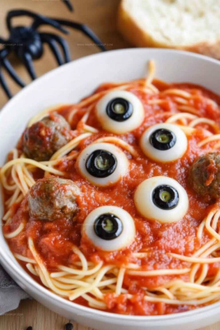 Spooktacular Halloween Spaghetti Recipe