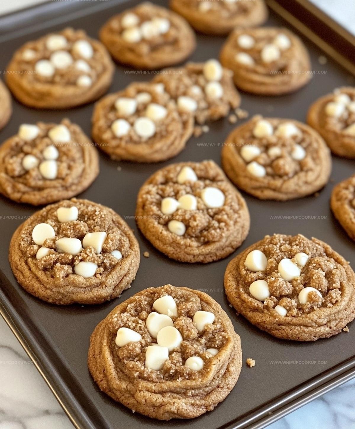Biscoff Cookie Butter White Chocolate Chip Cookies Recipe