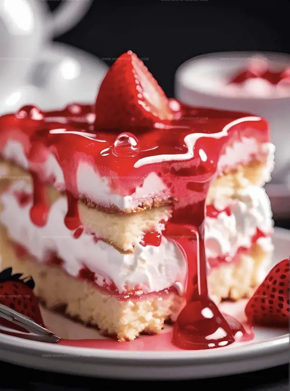 Strawberry Shortcake Poke Cake Recipe