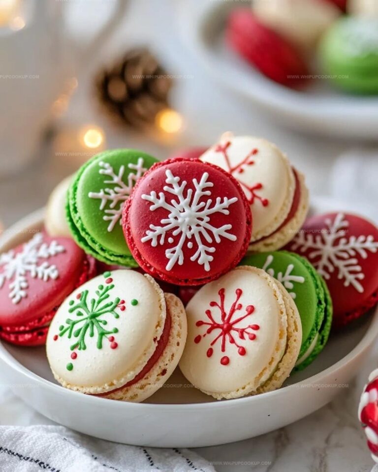 Festive Christmas Macarons Recipe
