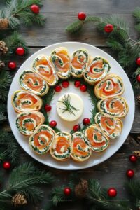Smoked Salmon Pinwheels Recipe
