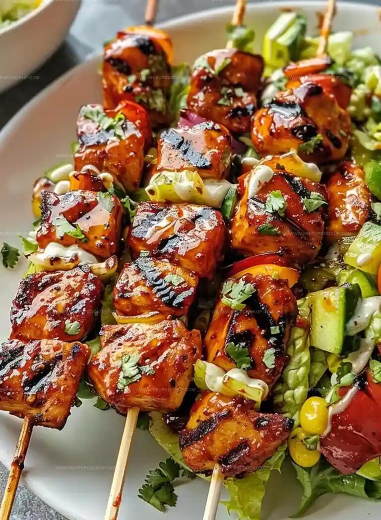 BBQ Chicken Skewer Salad Recipe