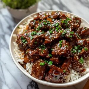 Savory Slow Cooker Mongolian Beef Recipe