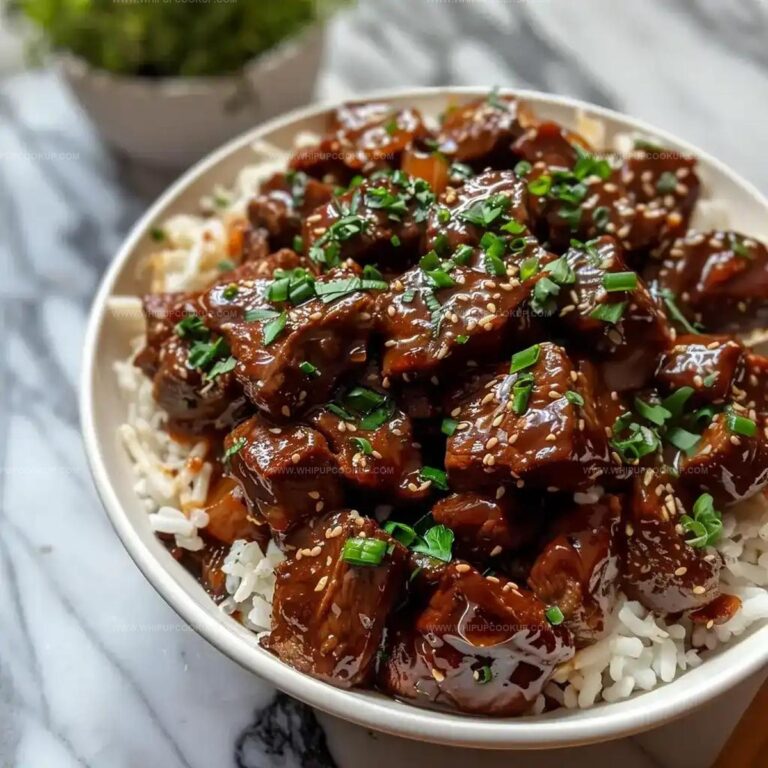 Savory Slow Cooker Mongolian Beef Recipe