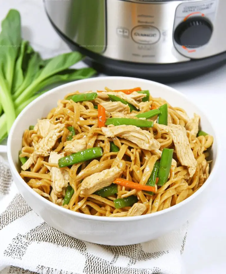 Instant Pot Chicken Lo Mein Recipe