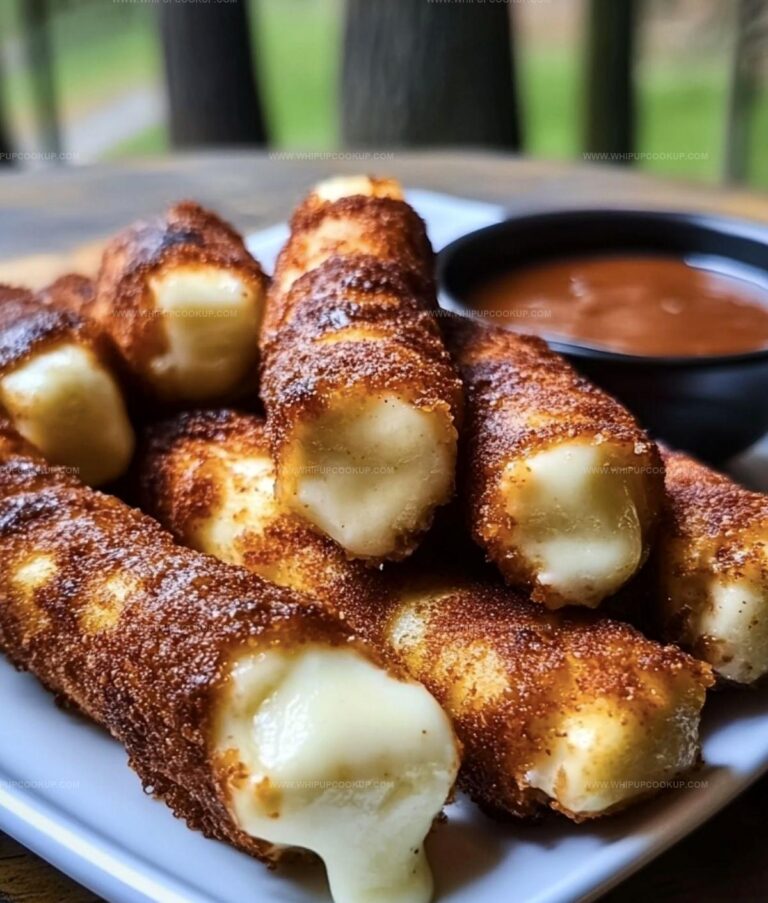 Nashville Hot Beef Wrapped Mozzarella Sticks Recipe
