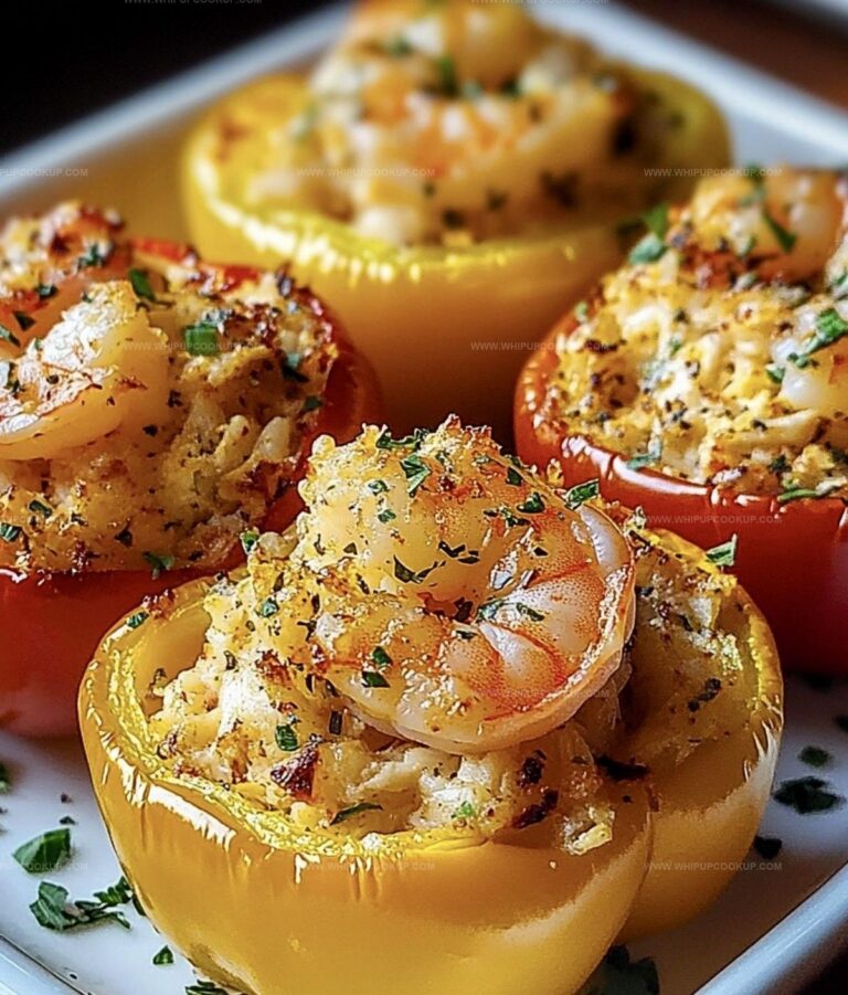 Crab and Shrimp Stuffed Bell Peppers Recipe