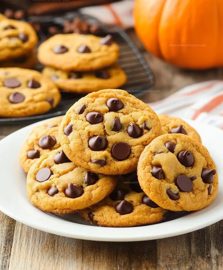 Chewy Pumpkin Chocolate Chip Cookies Recipe