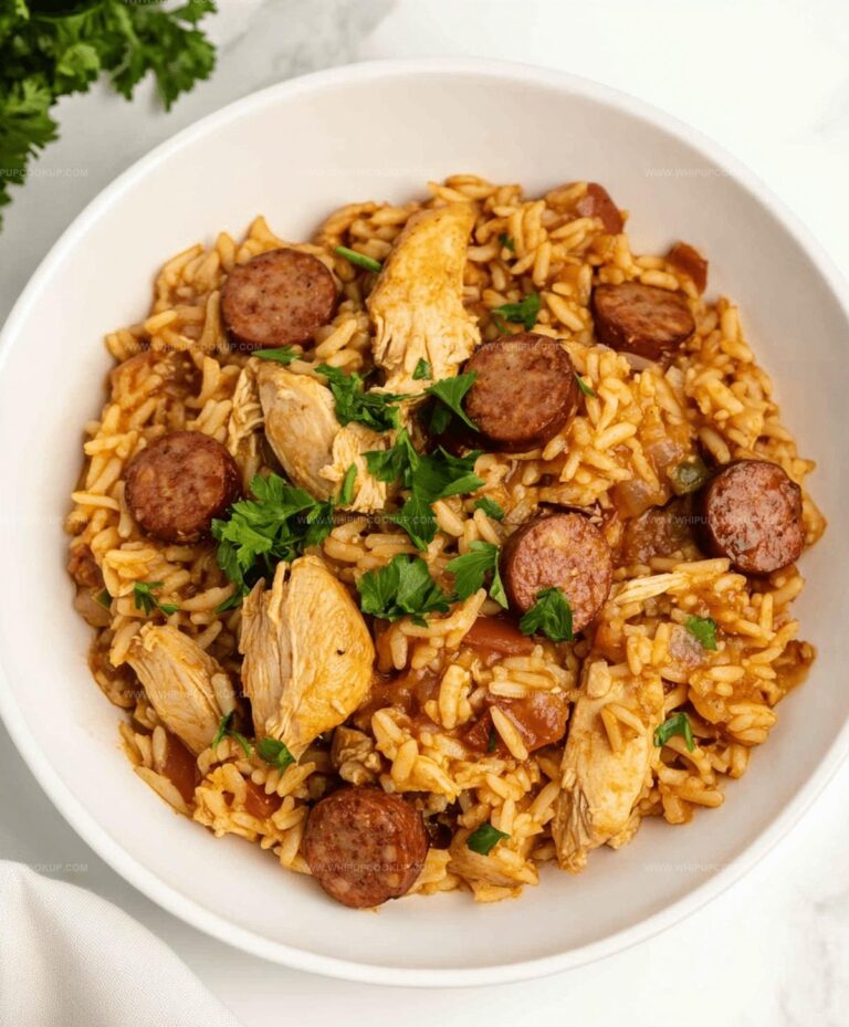 Easy Instant Pot Chicken & Sausage Jambalaya Recipe
