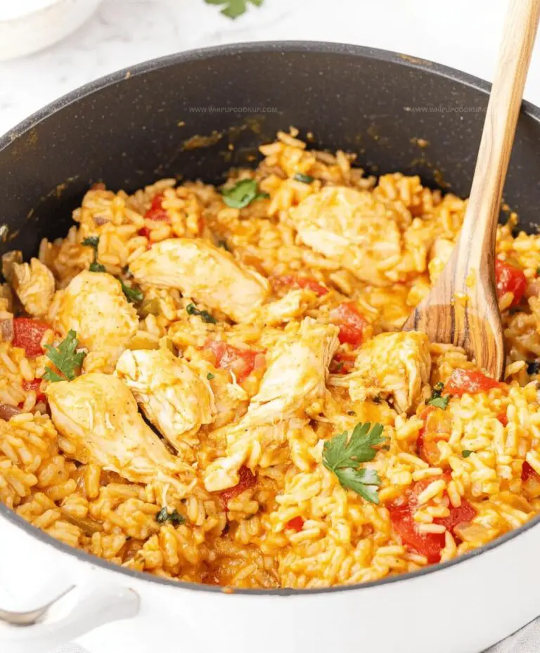 Easy One Pot Queso Chicken And Rice Recipe
