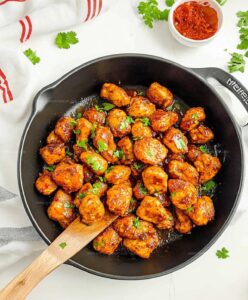 15-minute Garlic Butter Chicken Bites Recipe