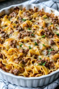 Sour Cream Beef Noodle Casserole Recipe