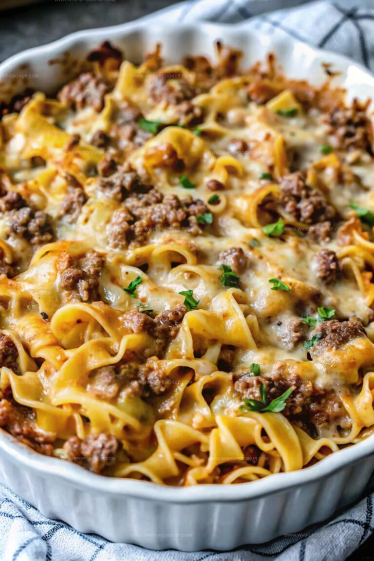 Sour Cream Beef Noodle Casserole Recipe