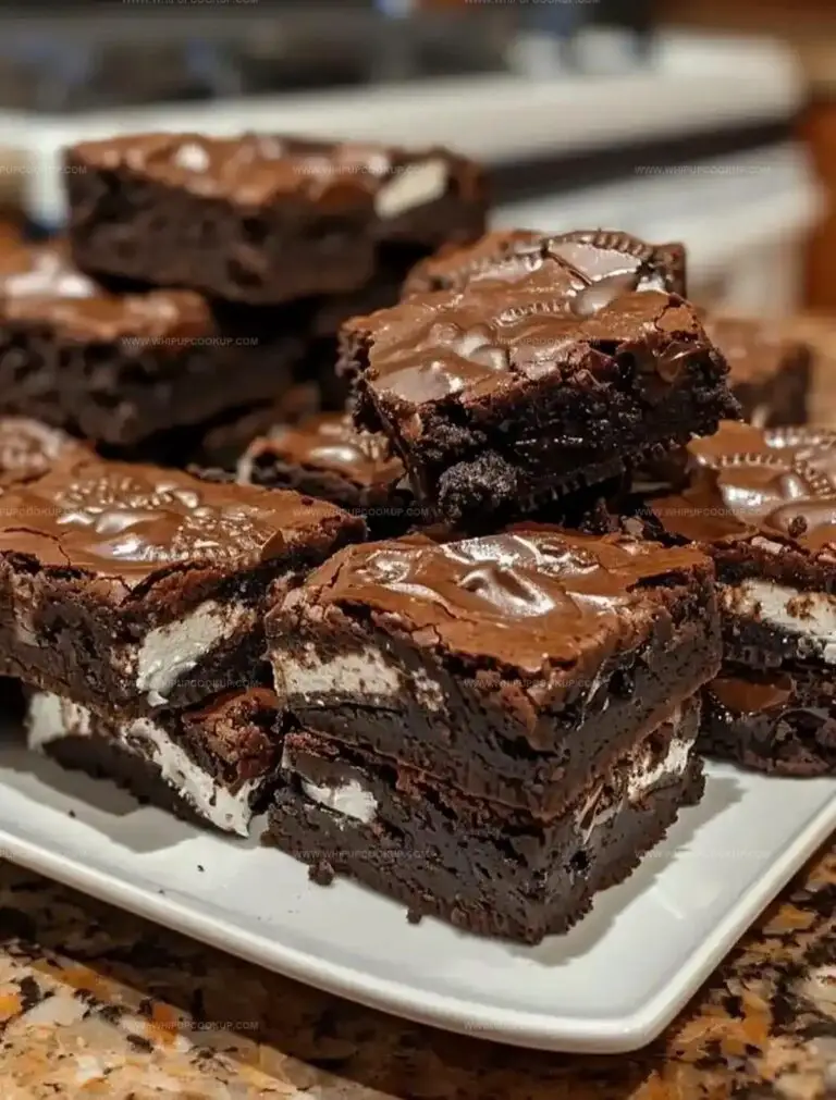 Oreo Reeses Fudge Brownies Recipe