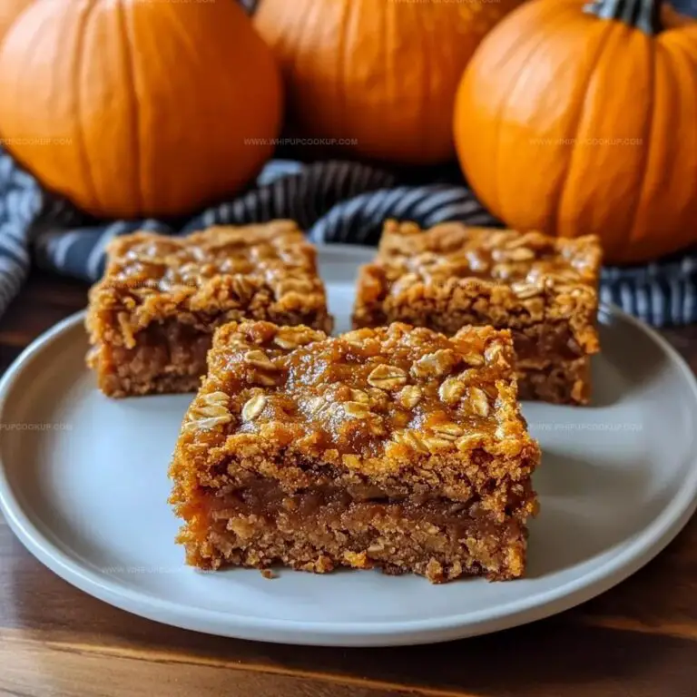 Pumpkin Oatmeal Bars Recipe