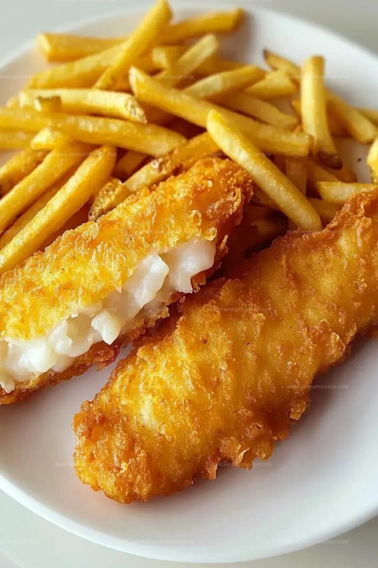 Crunchy Fish Fingers and Fries Recipe